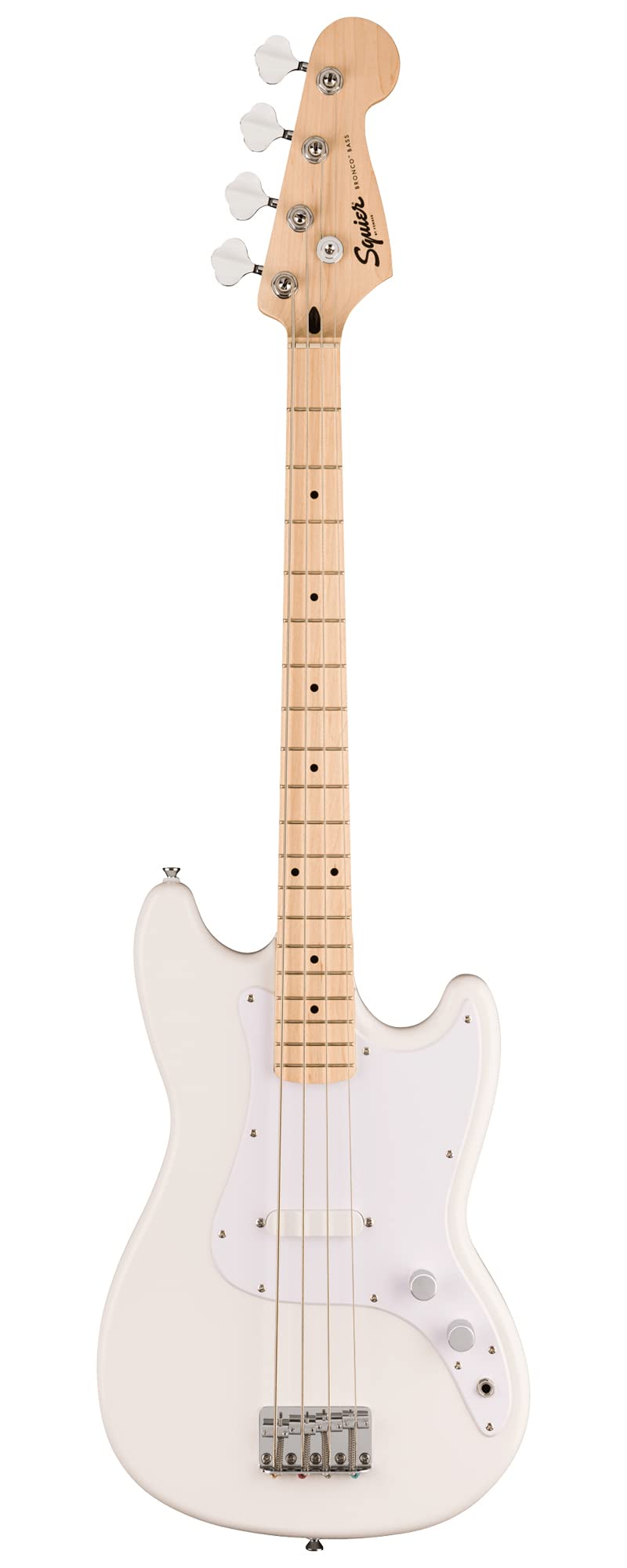 Arctic White Bass Guitar with Amplifier and Cable P5241