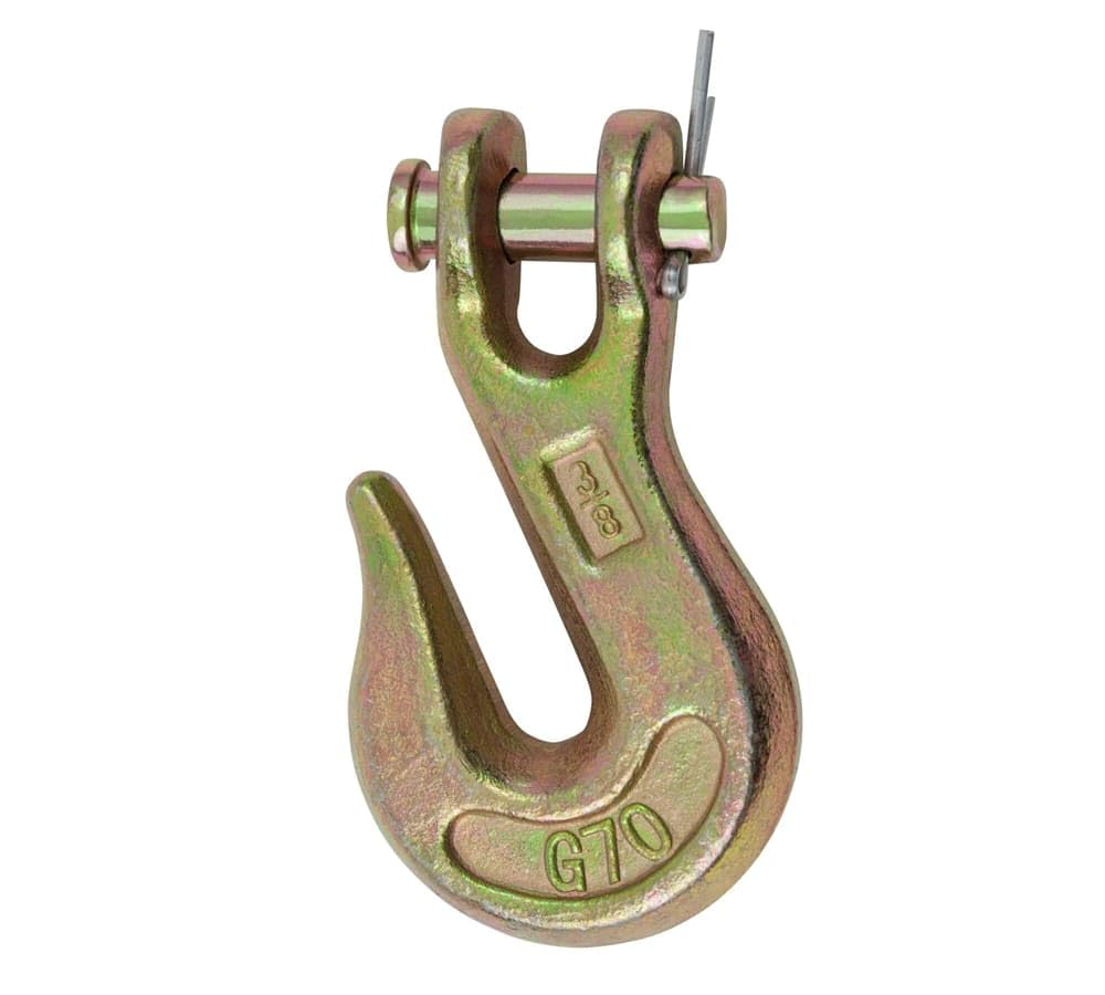 3/8 Grade 70 Forged Alloy Steel Clevis Grab Hooks 10 Pack F586