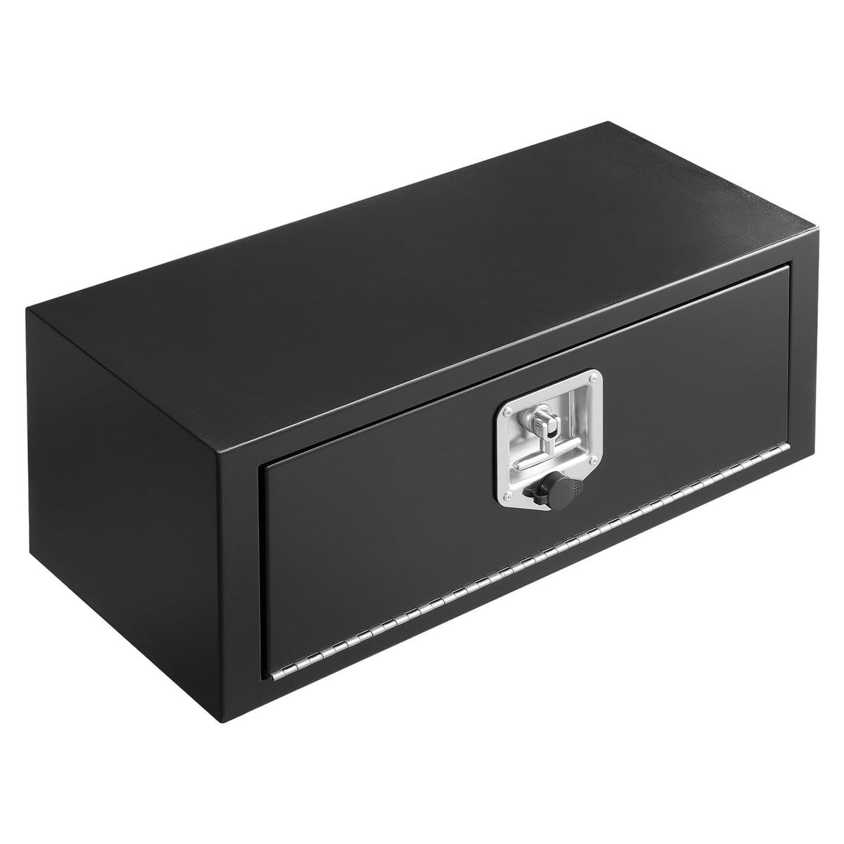 Underbody Truck Tool Box 27 x 10 x 10 Inch Heavy Duty Steel with Lock & Keys Black G1502