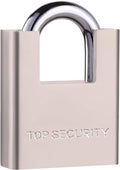 Heavy Duty Solid Brass Keyed Padlock with 4 Keys H859391
