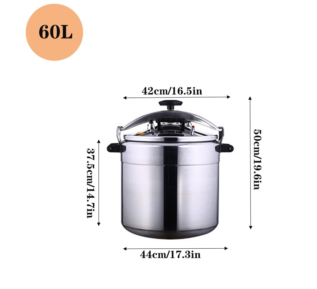 60 Quart Aluminum Commercial Pressure Canner Z180