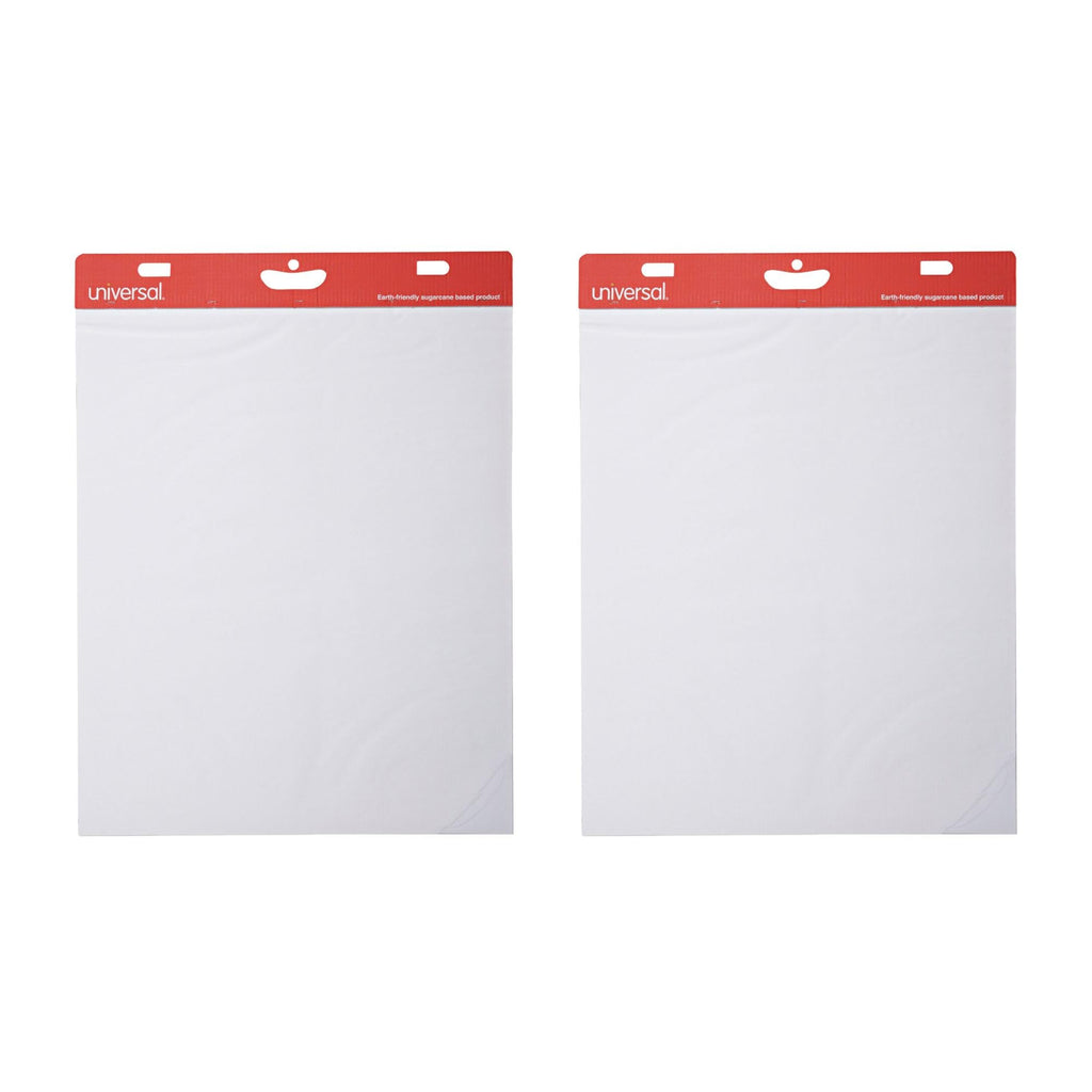 Self Stick Easel Pads, Unruled, 25 x 30, White, 30-Sheet, Case of 2 H623674