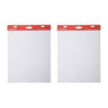 Self Stick Easel Pads, Unruled, 25 x 30, White, 30-Sheet, Case of 2 H623674