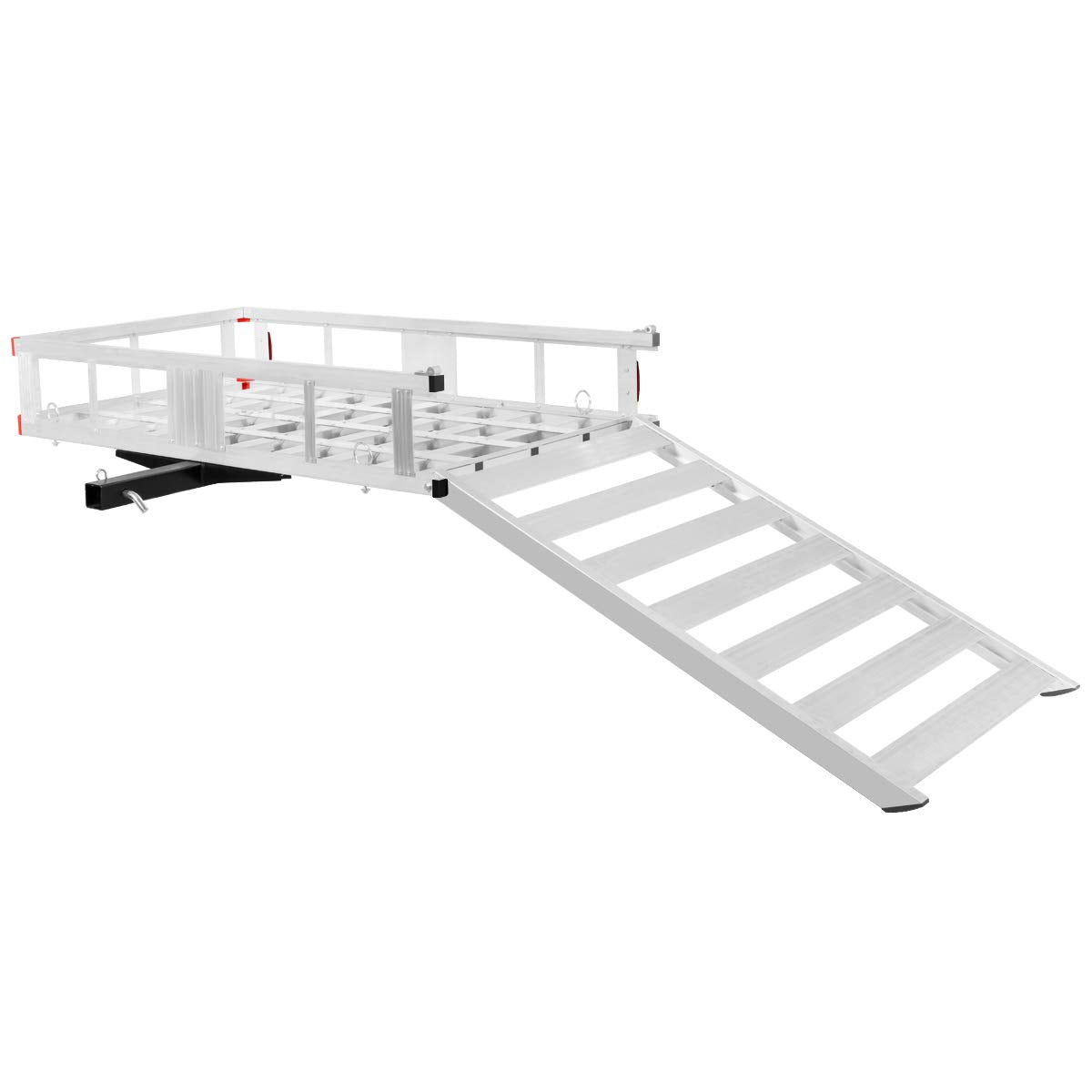 Aluminum Hitch Cargo Carrier with Ramp W5327