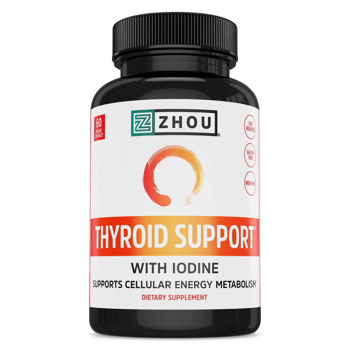 Thyroid Support Supplement 60 Veggie Capsules C5595