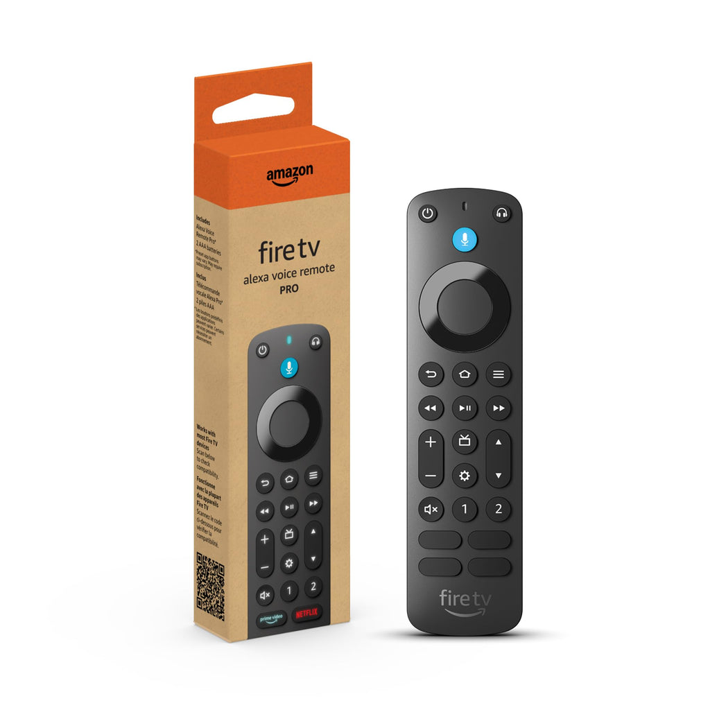 Alexa Voice Remote Pro with Remote Finder and Backlit Buttons D49433