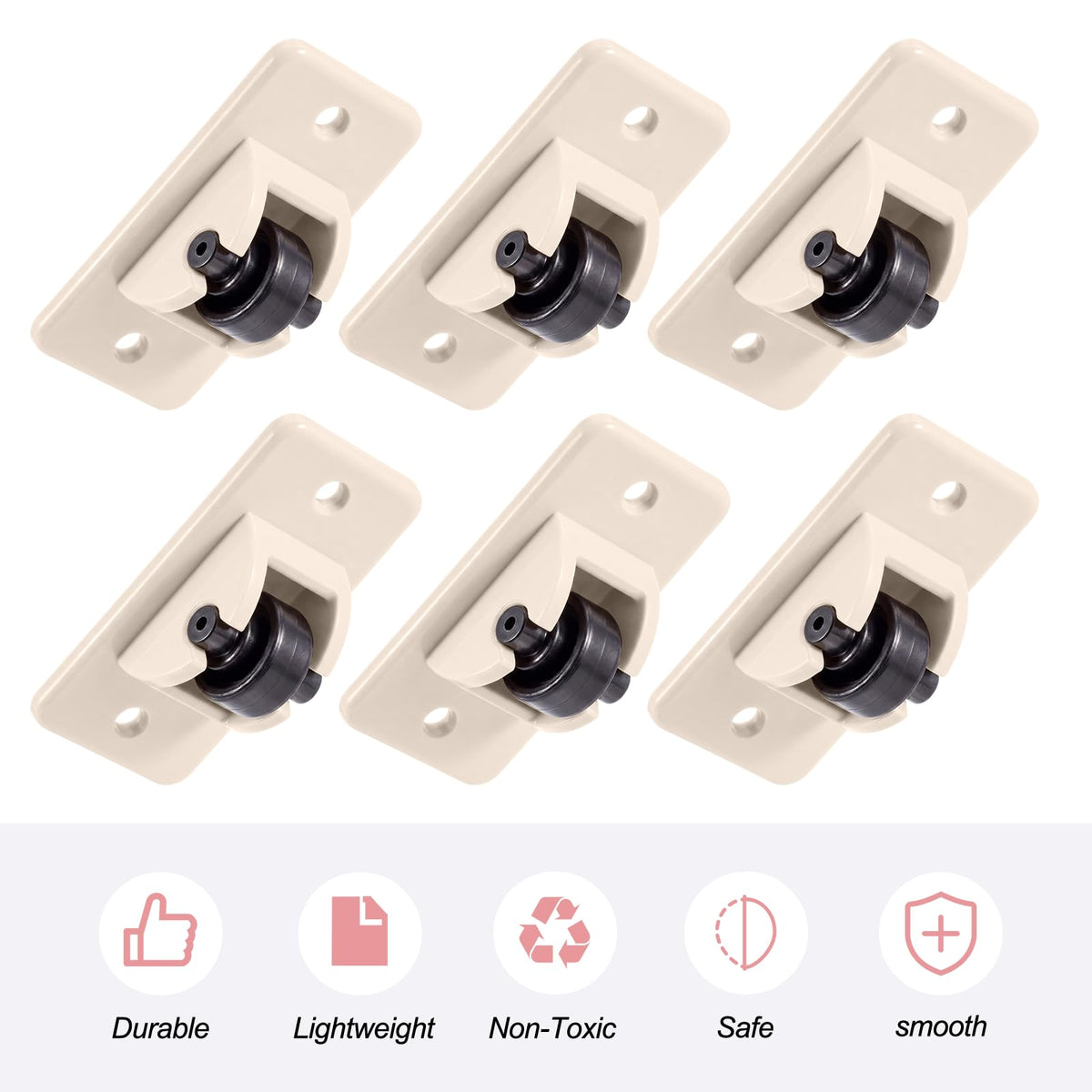 24 Pack Self Adhesive Mini Casters Z369393