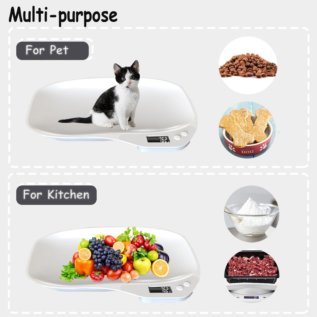 Digital Pet Scale 33lb LCD with Tray C94374