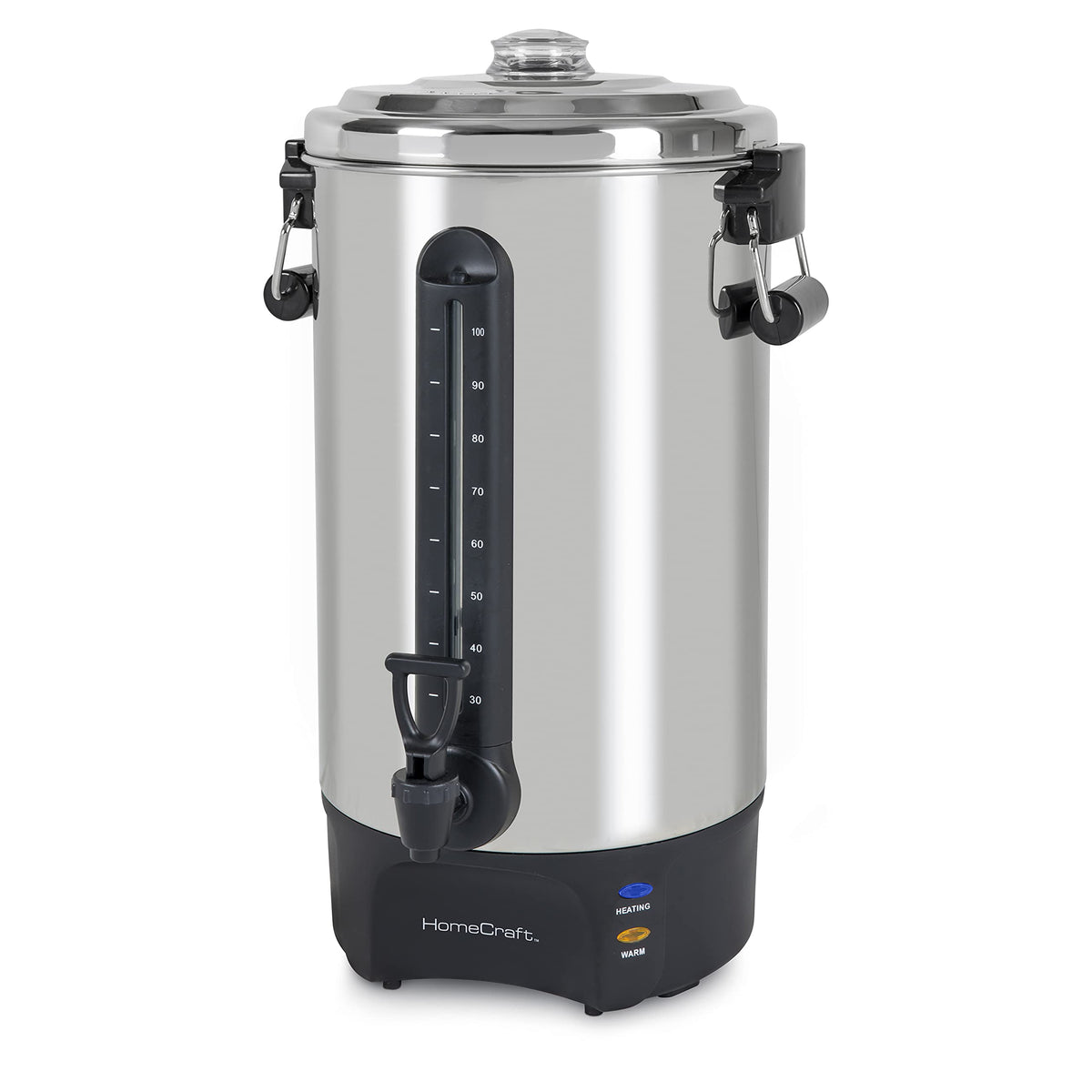100-Cup Stainless Steel Coffee Urn and Hot Beverage Dispenser G9080