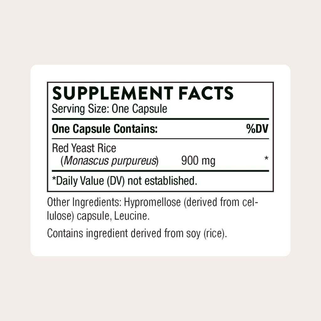 Red Yeast Rice 900 mg 120 Capsules T74111