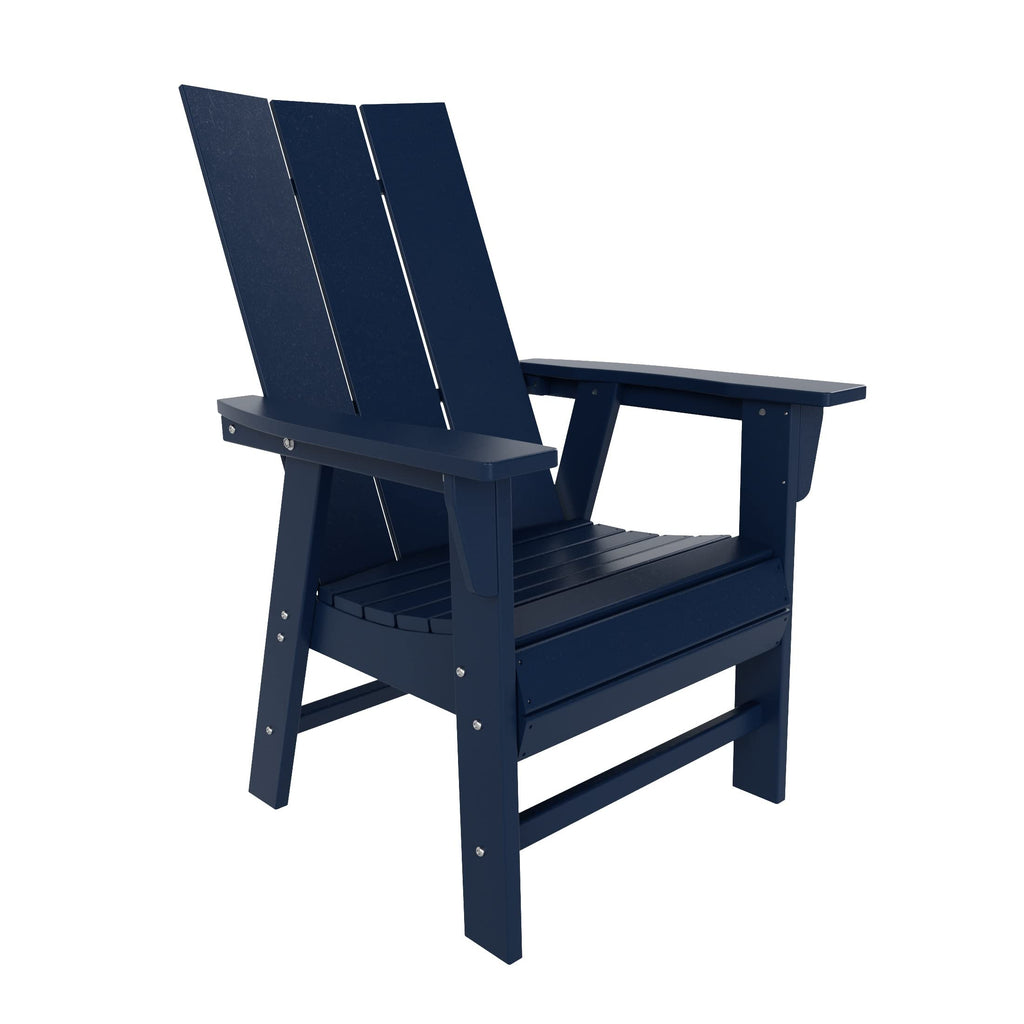 HDPE Adirondack Dining Chair Navy Blue G8983