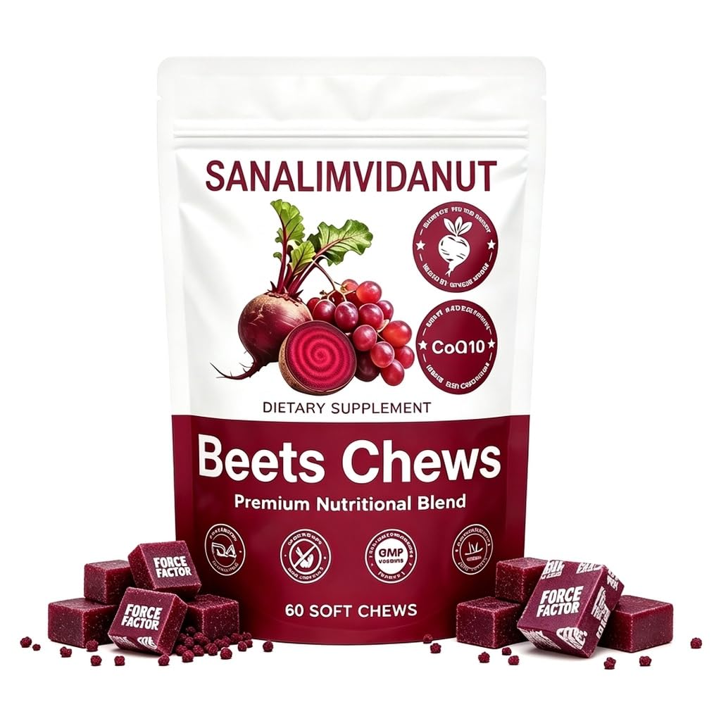 Beets Chews Dietary Supplement, 60 Count B103172