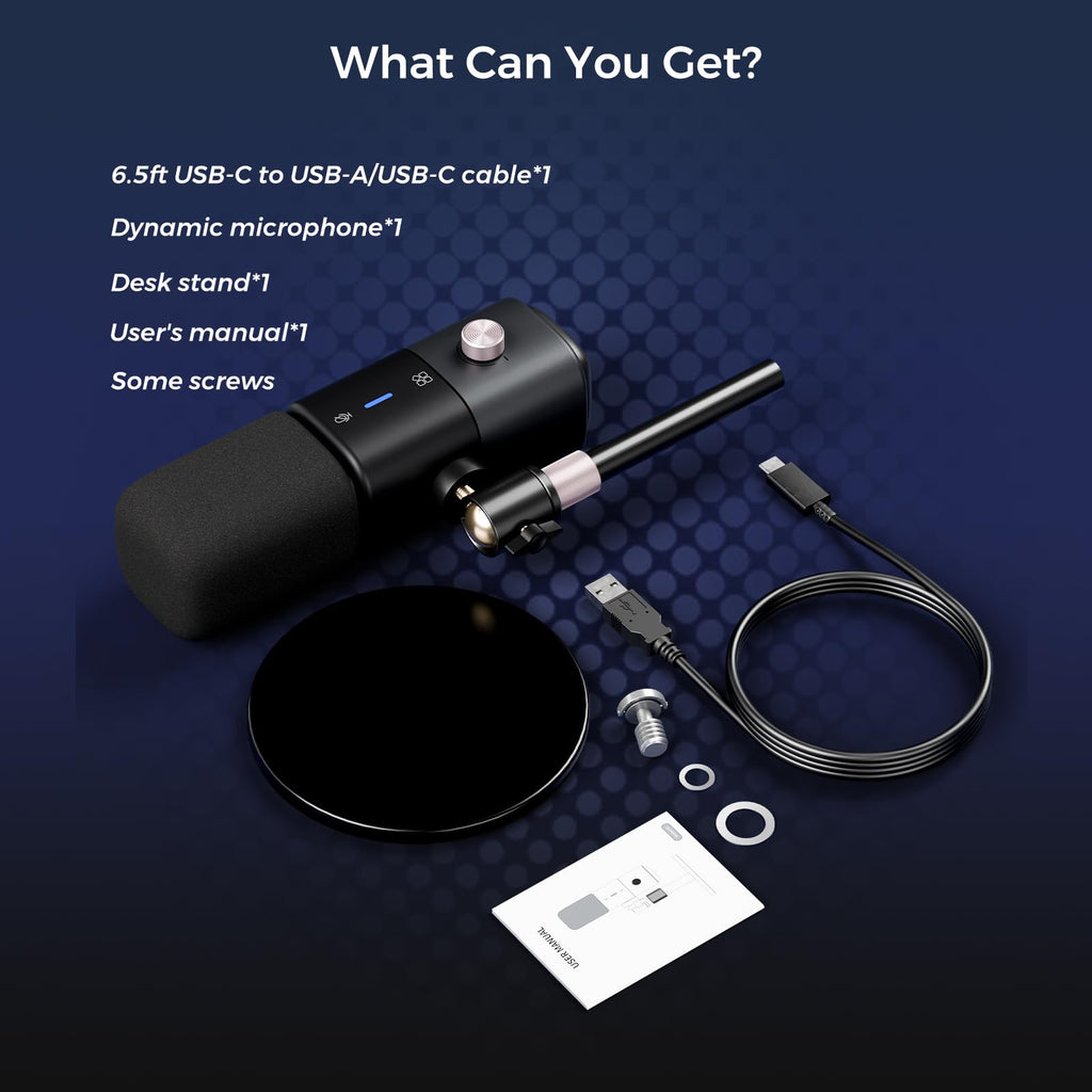 Dynamic Microphone with USB/XLR P2268
