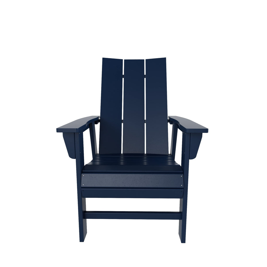 HDPE Adirondack Dining Chair Navy Blue G8983