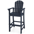 Navy Blue HDPE Resin Adirondack Chair R451