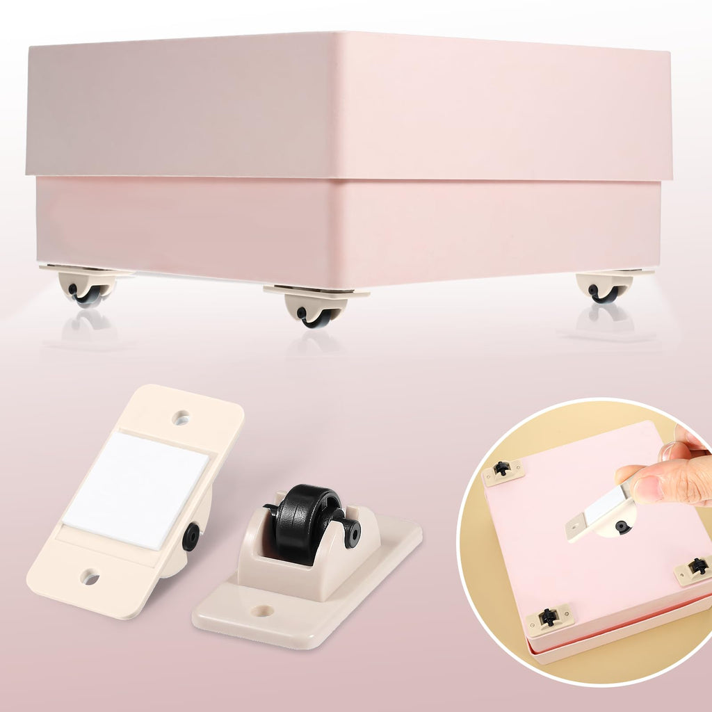 24 Pack Self Adhesive Mini Casters Z369393