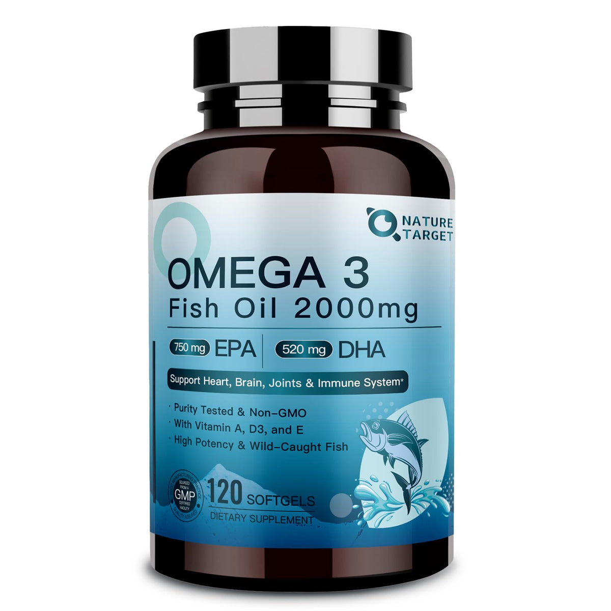 Omega 3 Fish Oil 2000mg Softgels A19964