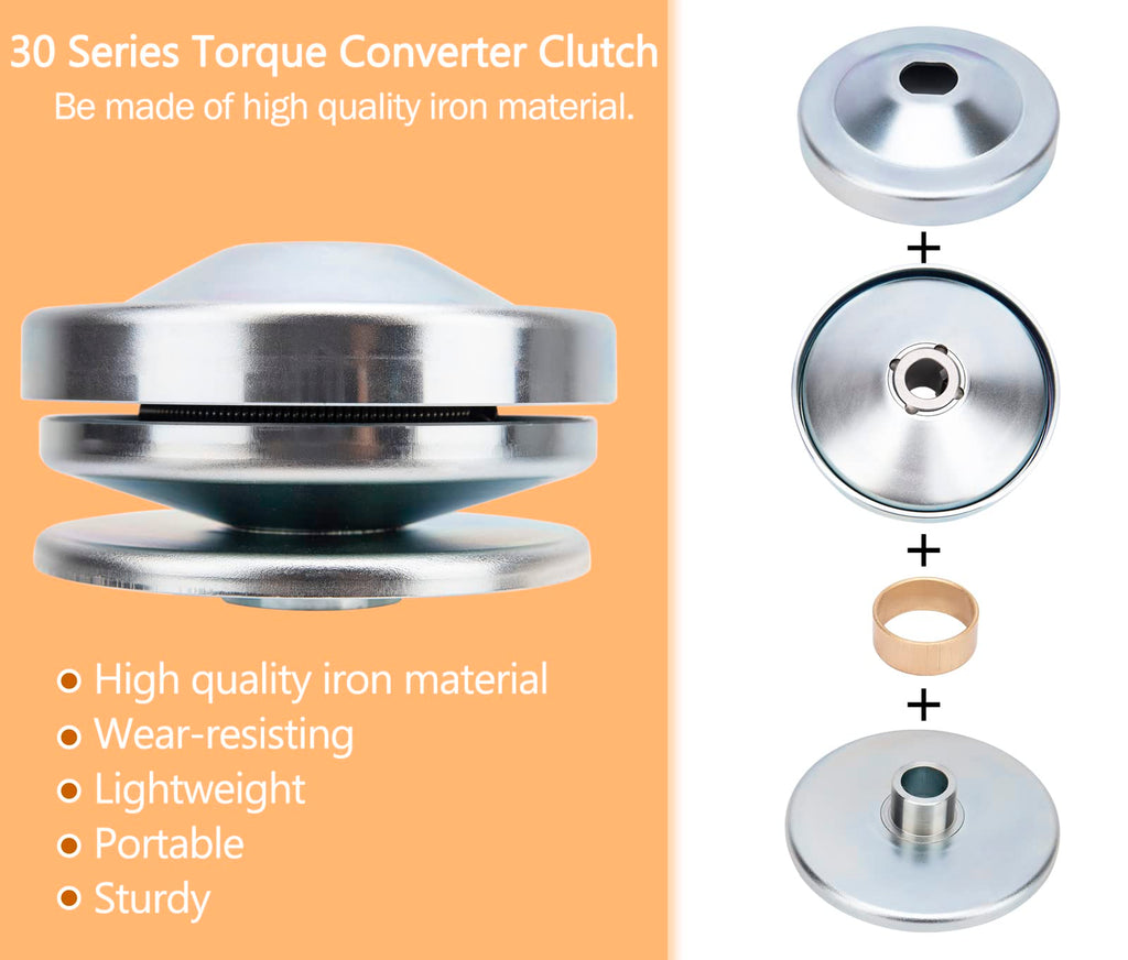 6.5 hp Go Kart Torque Converter Kit 3/4" Bore Clutch Pulley K476