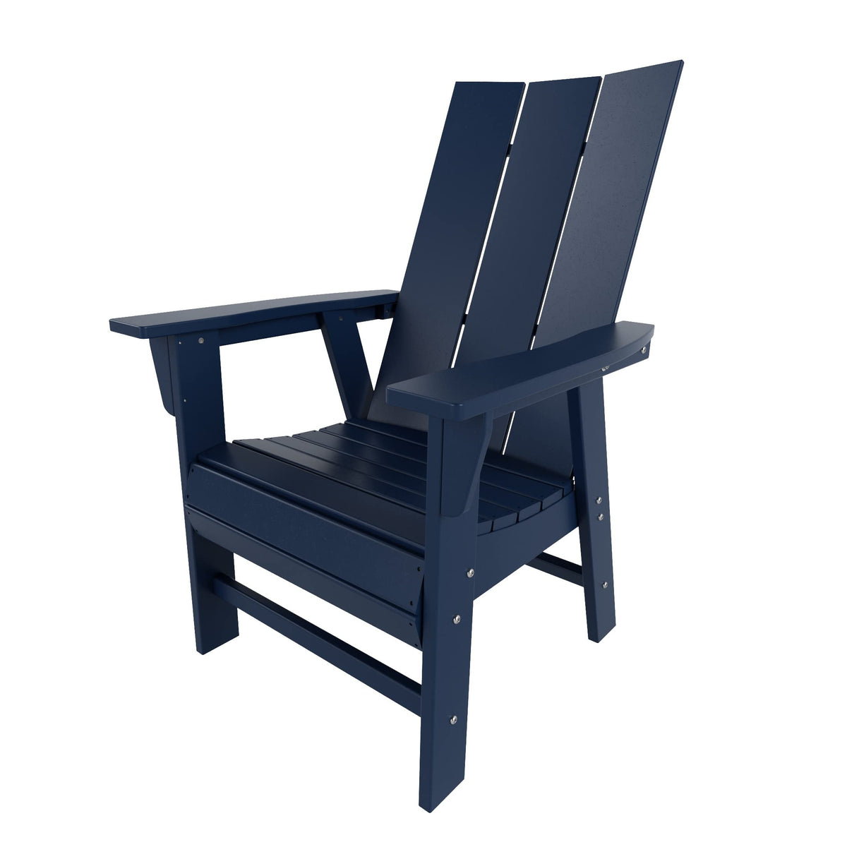 HDPE Adirondack Dining Chair Navy Blue G8983