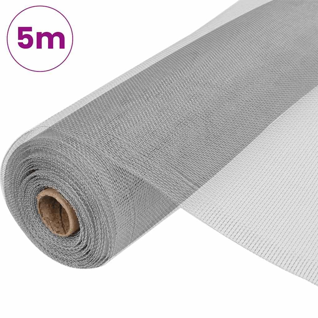 Aluminum Mesh Screen Roll 39.4 x 196.9 Inches Silver T621406