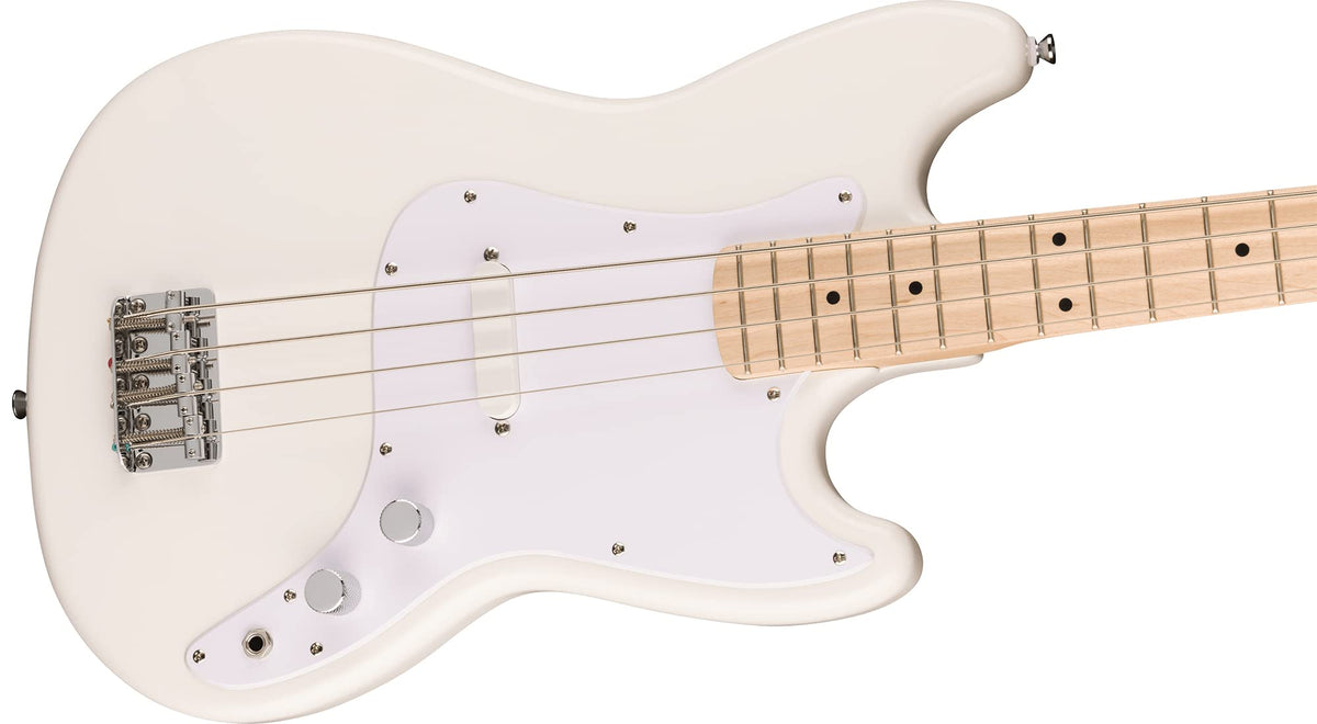 Arctic White Bass Guitar with Amplifier and Cable P5241
