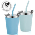 Stainless Steel Kids Cups with Lids, 12oz Spill Proof, 2 Pack Y27910