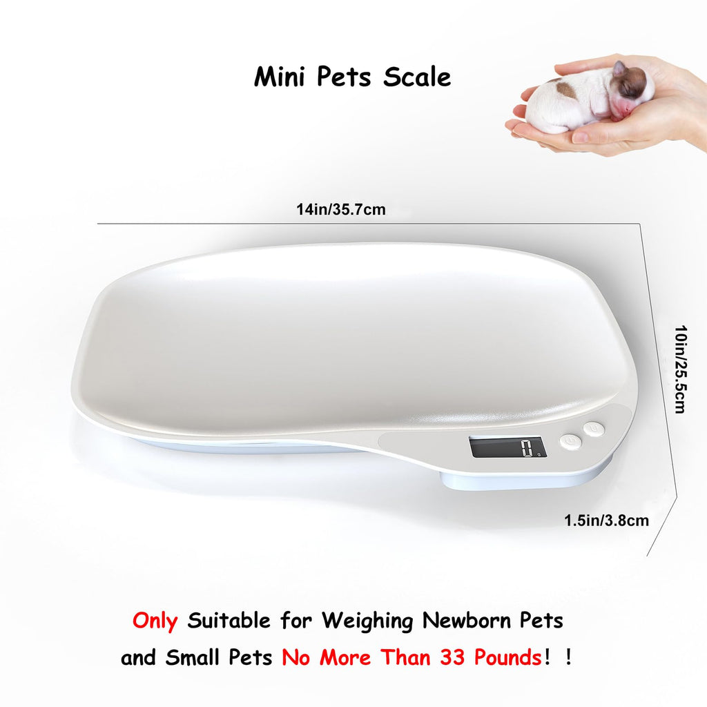 Digital Pet Scale 33lb LCD with Tray C94374