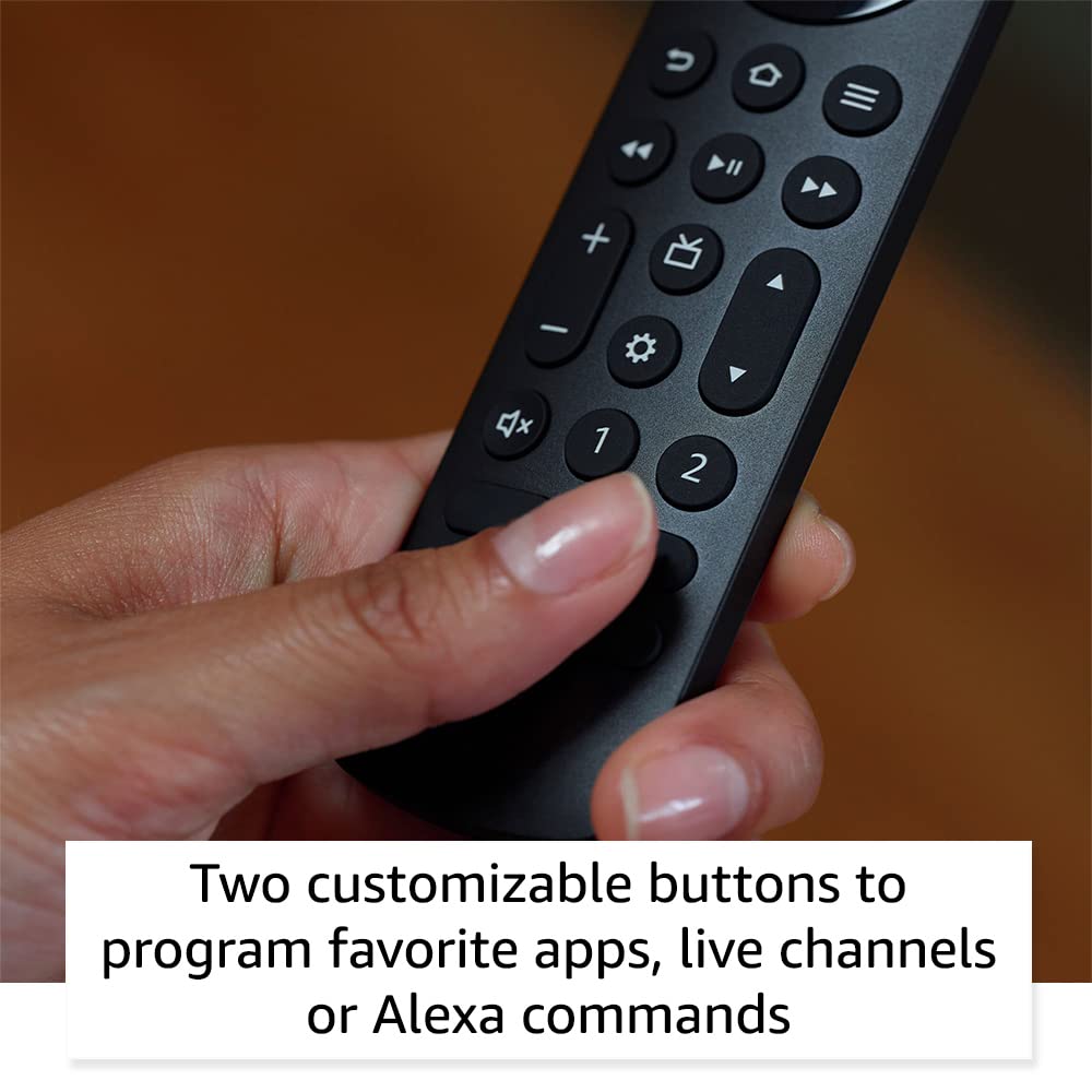 Alexa Voice Remote Pro with Remote Finder and Backlit Buttons D49433