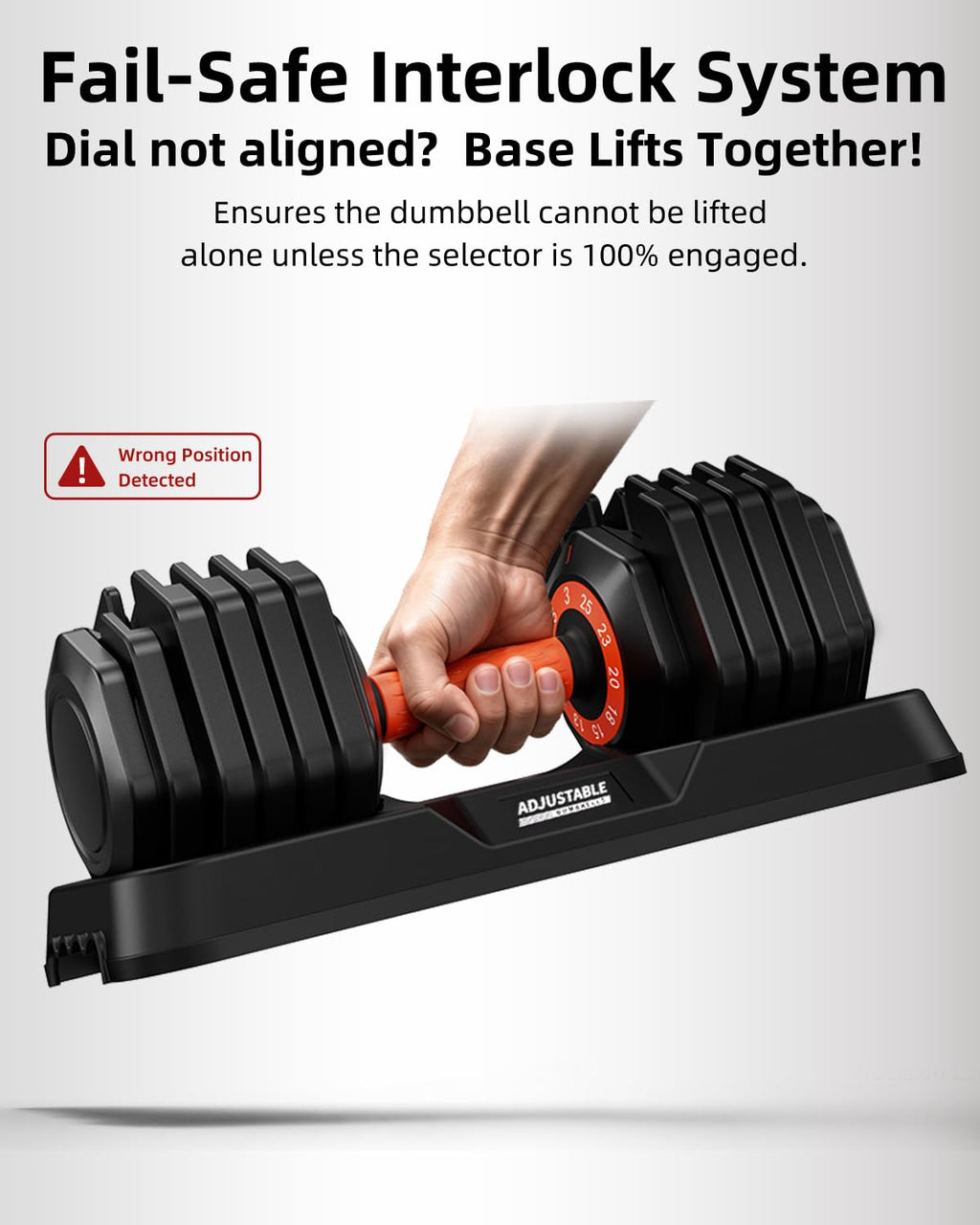 Adjustable Dumbbell Set 25lb/50lb K968
