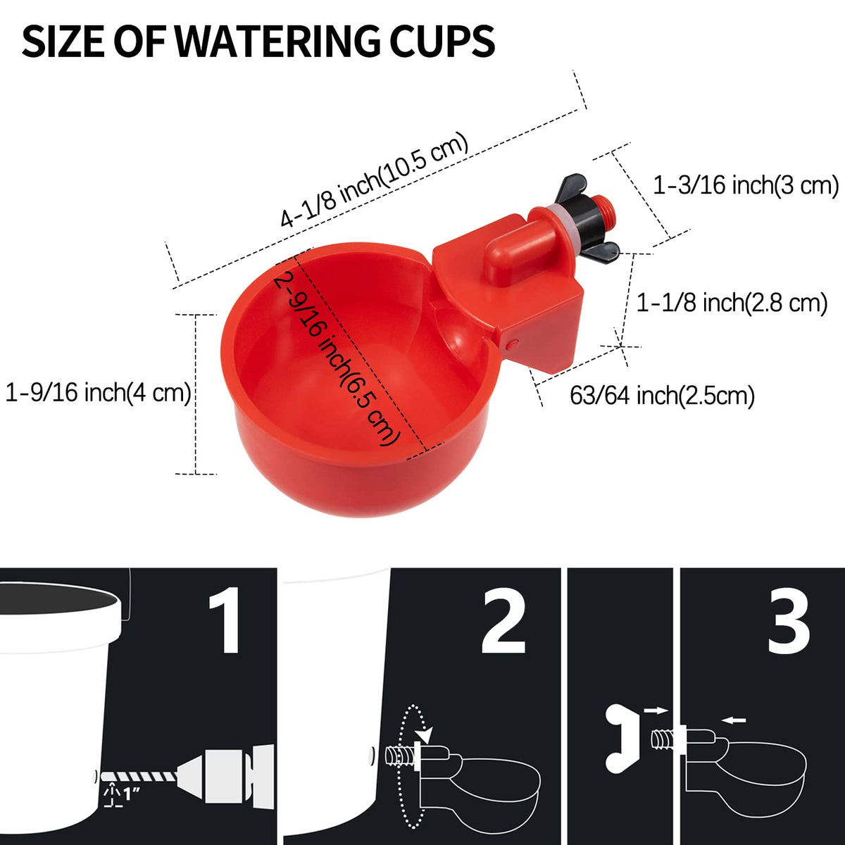 Automatic Poultry Waterer Kit 5 Gallon 12 Pack S577551