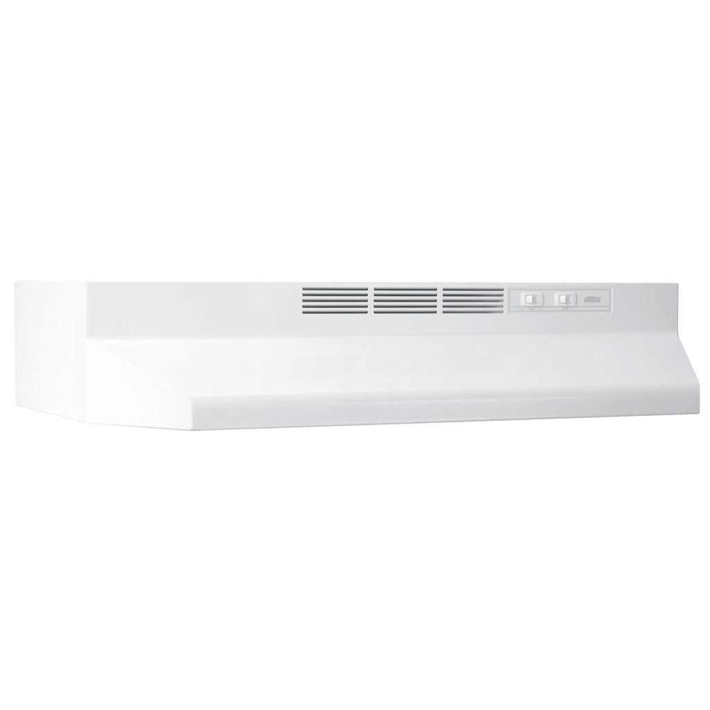 Ductless Range Hood with Lights, 30-Inch, White J9881