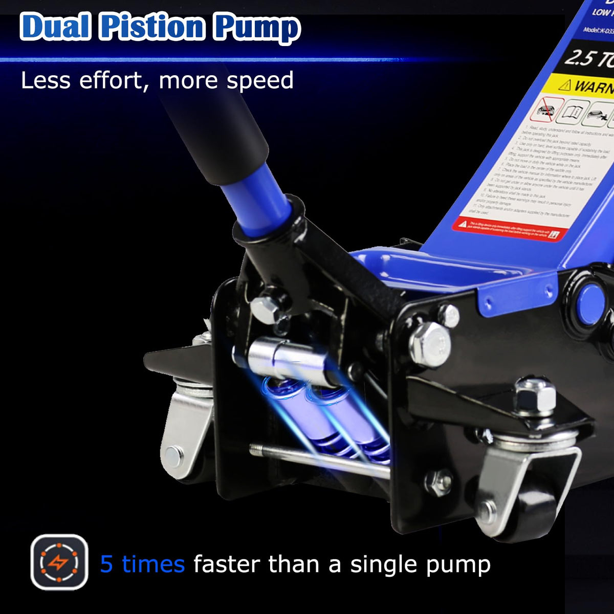 3 Ton Low Profile Hydraulic Steel Floor Jack P109033
