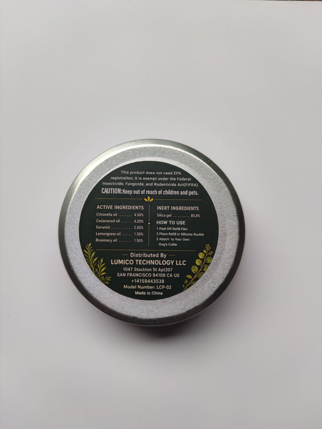 Flea and Tick Prevention Pendant for Dogs N81832
