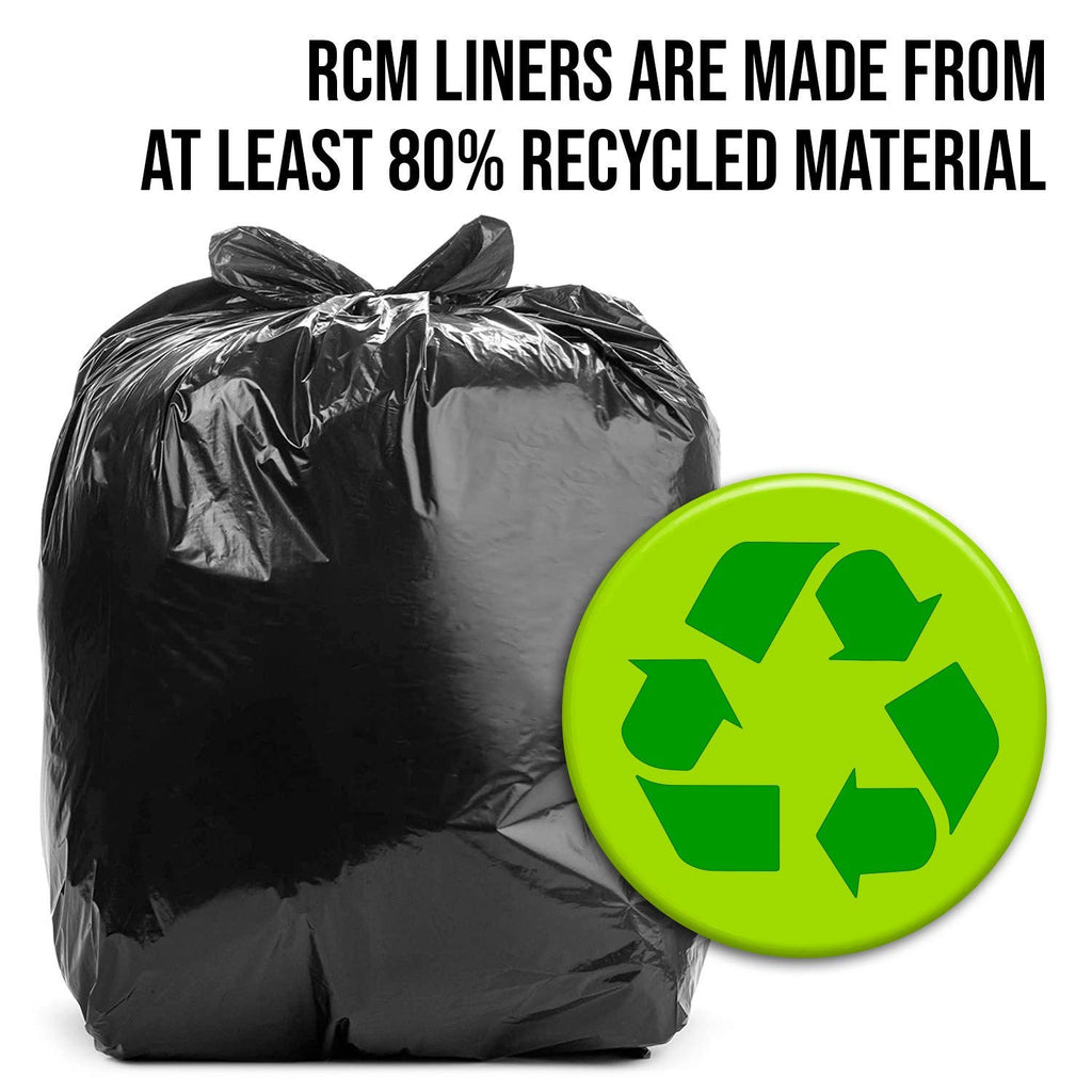 40-45 Gallon Black Heavy Duty Trash Bags Pack of 100 U946