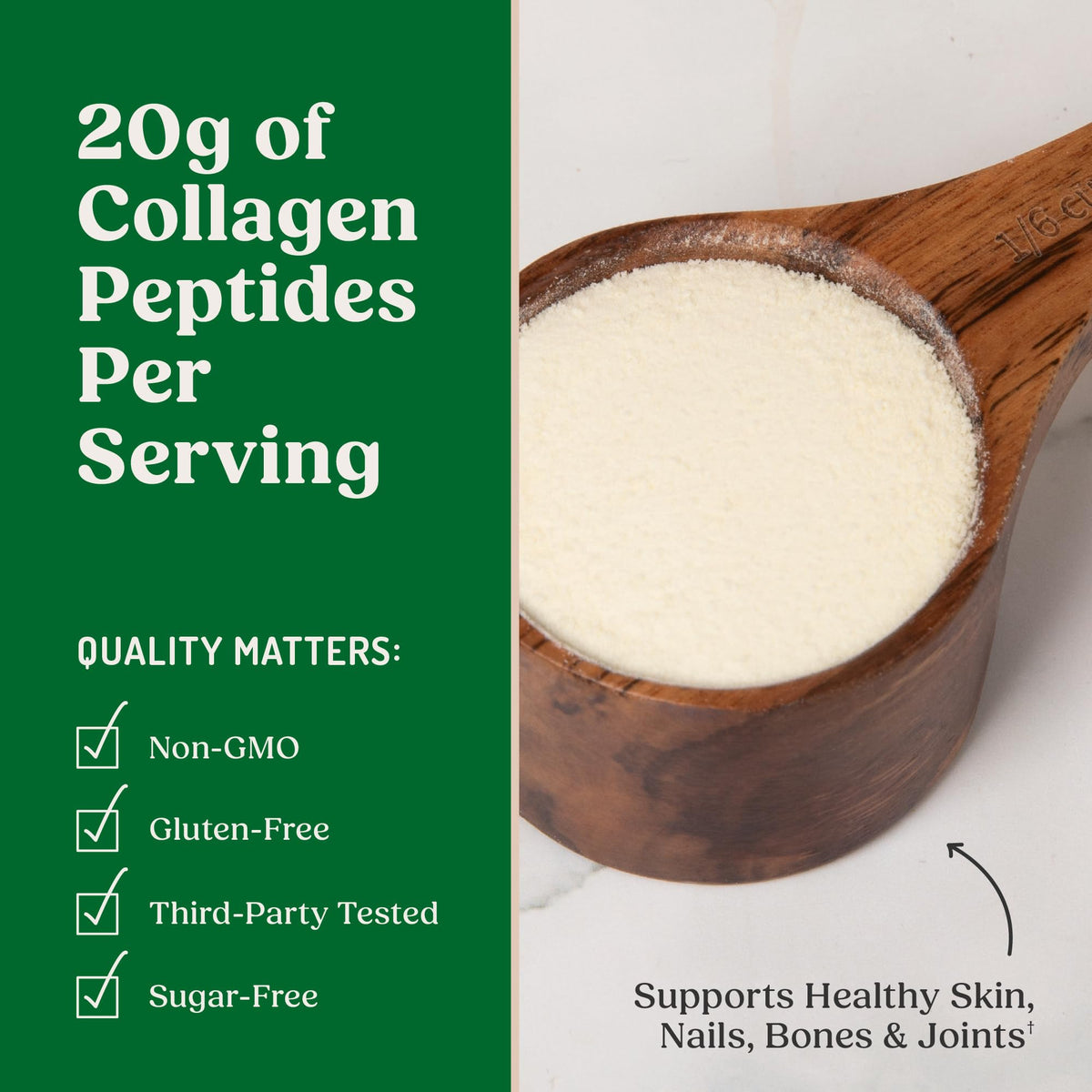 Unflavored Collagen Peptides Powder 8.5 Ounces K52097