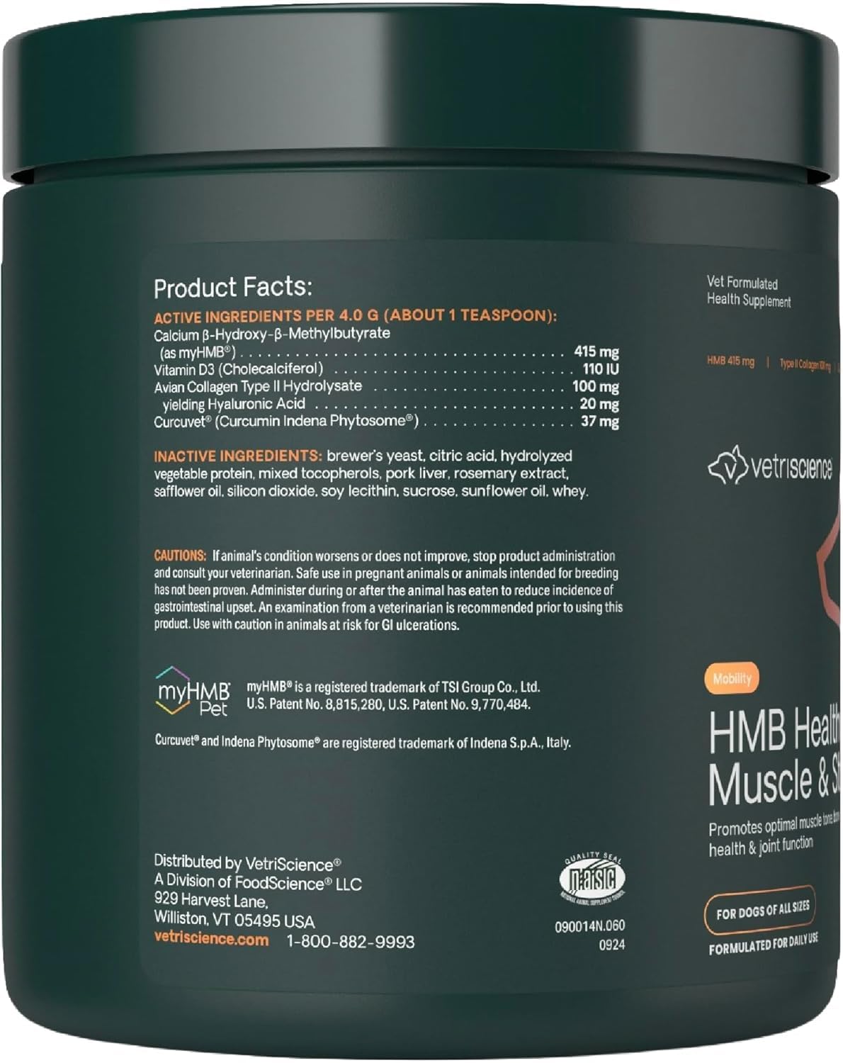 Healthy Muscle & Strength Powder for Dogs C1227