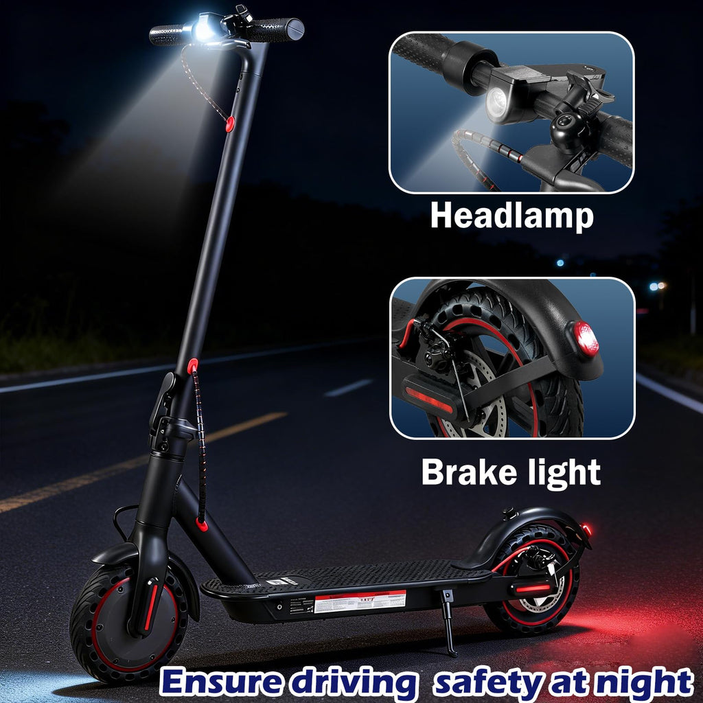 Electric Scooter with 350W/500W Motor, 8.5" Solid Tires, Foldable N2753