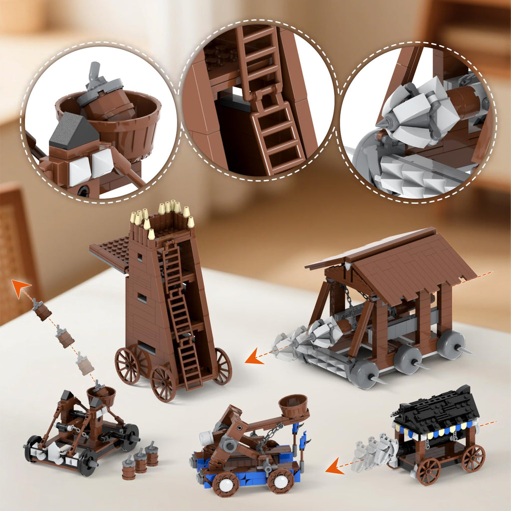 Medieval Castle Battle Building Block Set Z786