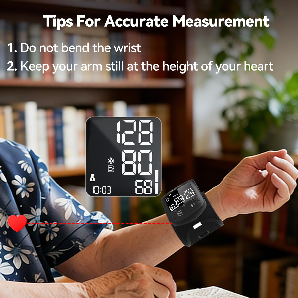 Wrist Blood Pressure Monitor E606