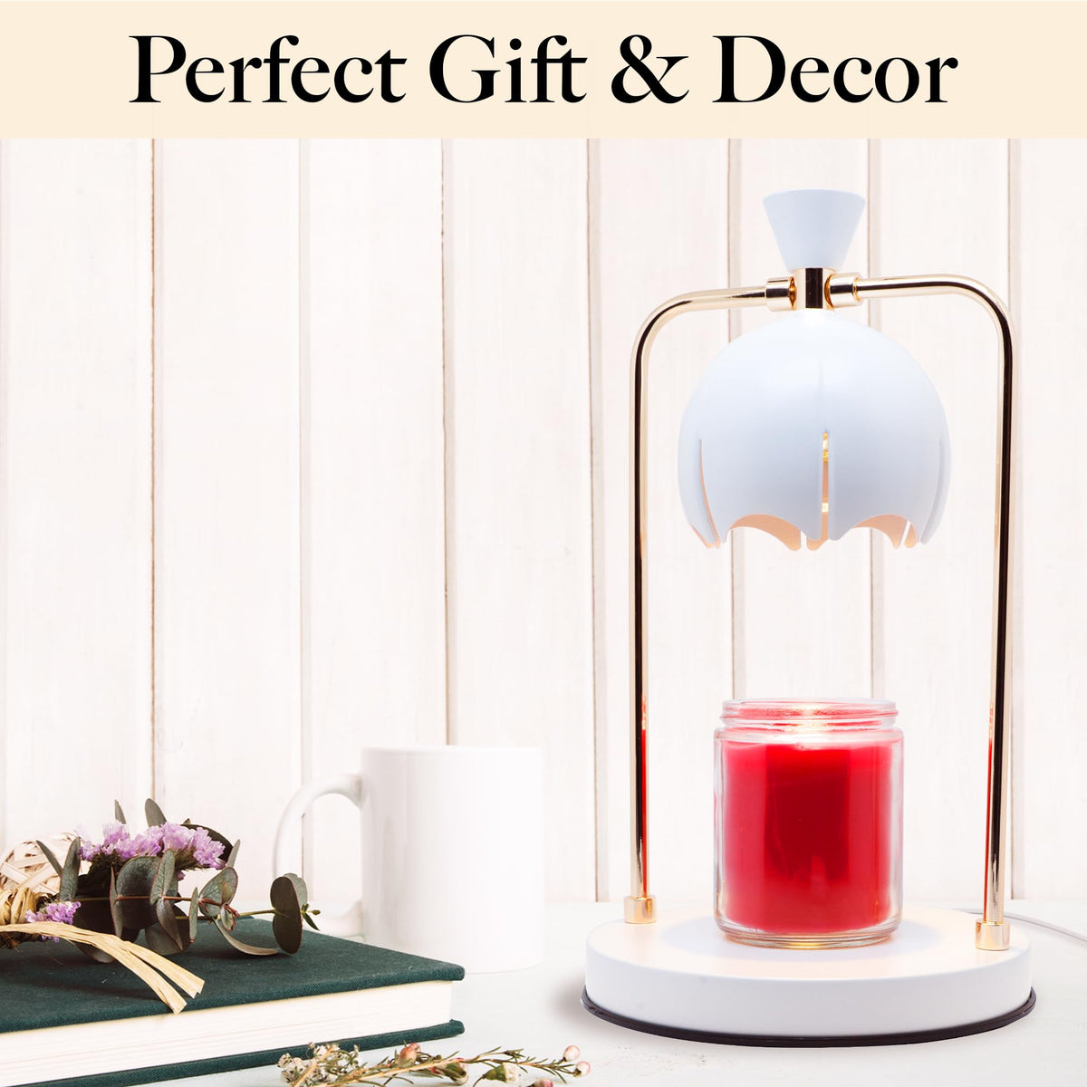 Electric Candle Warmer Lamp with Timer & Dimmer H860256