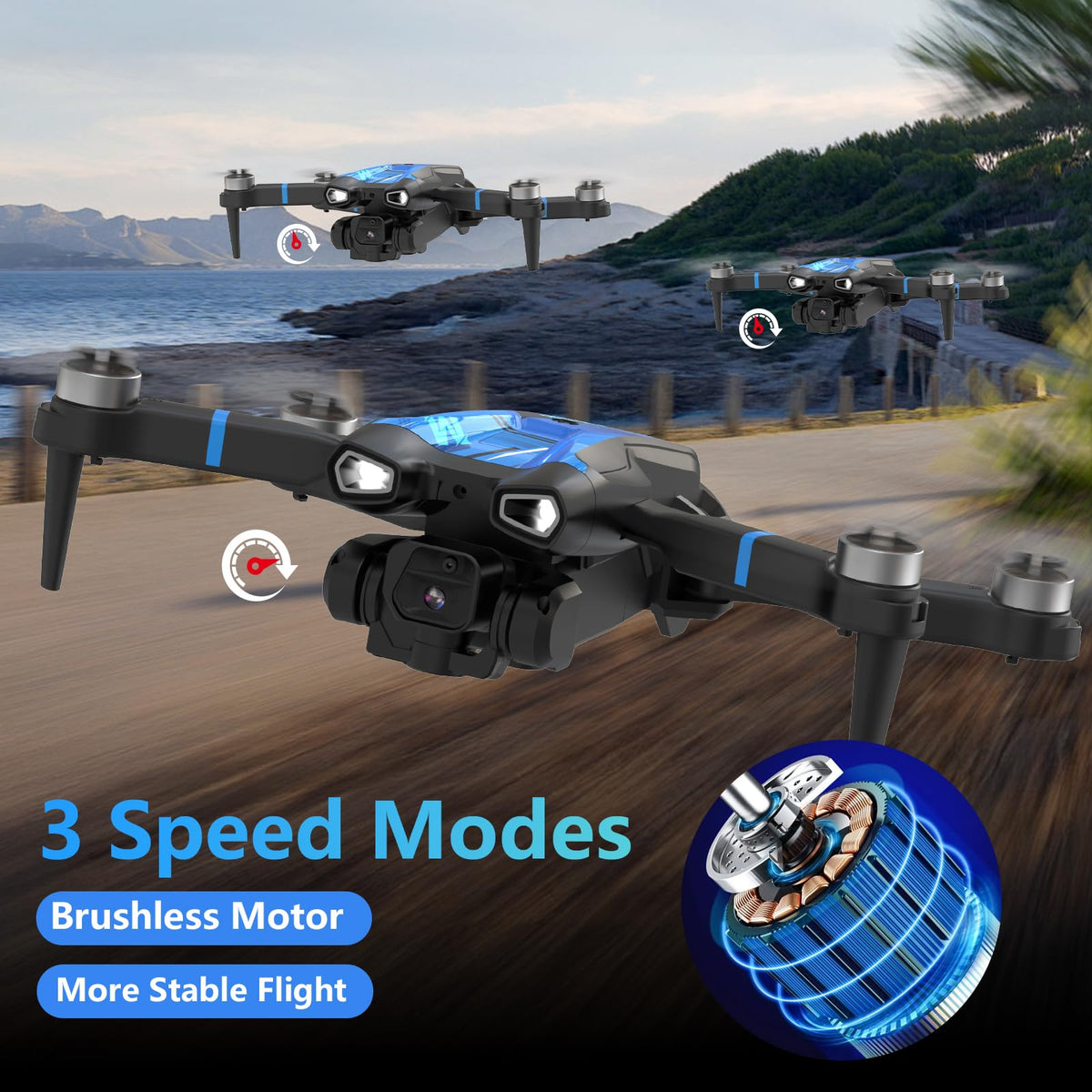 Foldable Drone with 1080P Camera J66484