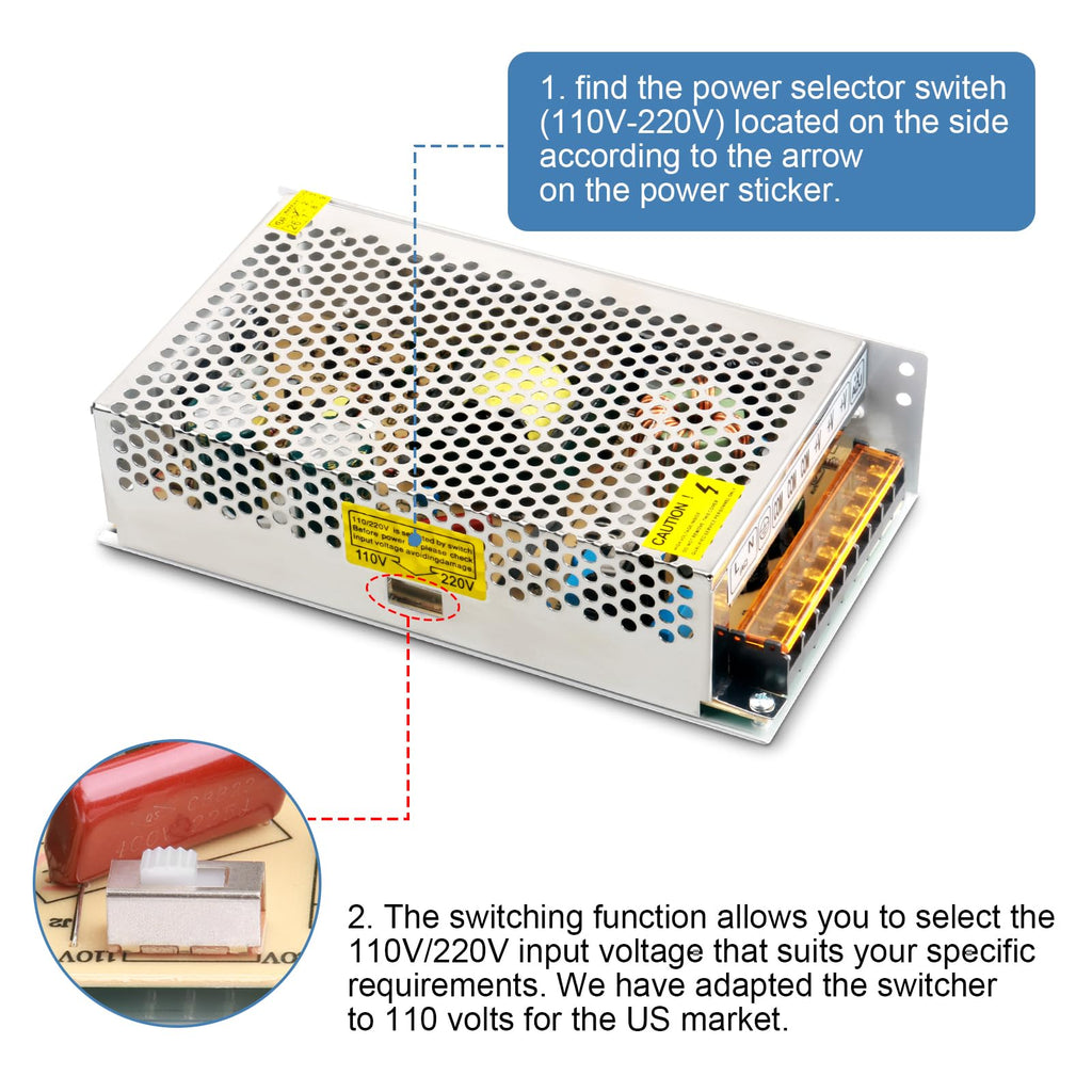 5V 40A Switching Power Supply Y68976