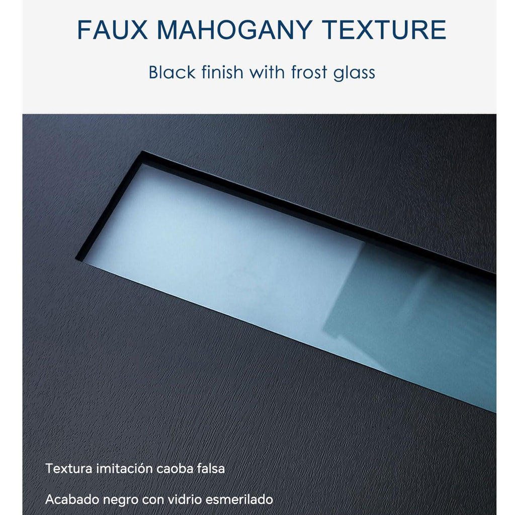 Fiberglass Door with Frosted Glass W627