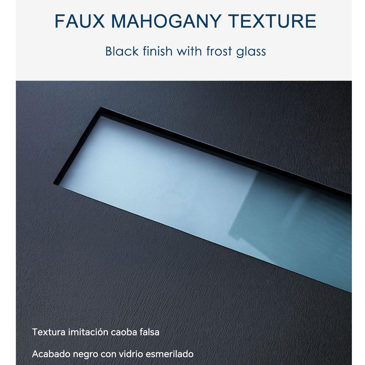 Fiberglass Door with Frosted Glass W627