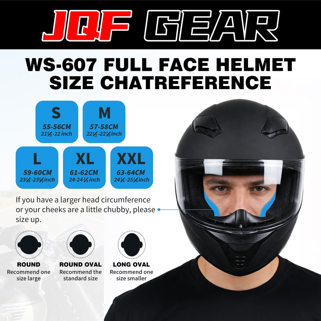 Full Face Motorcycle Helmet DOT Approved S2129
