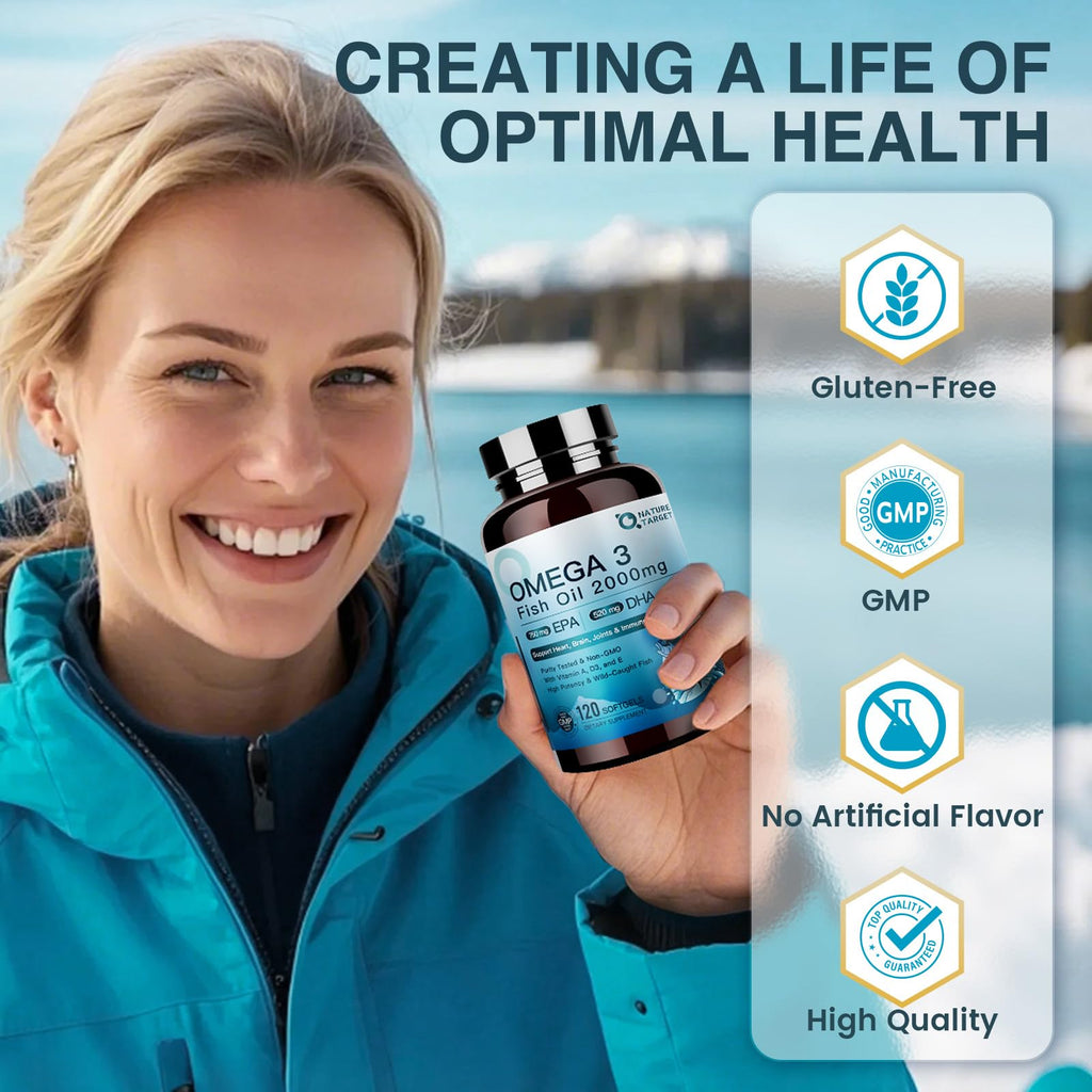 Omega 3 Fish Oil 2000mg Softgels A19964