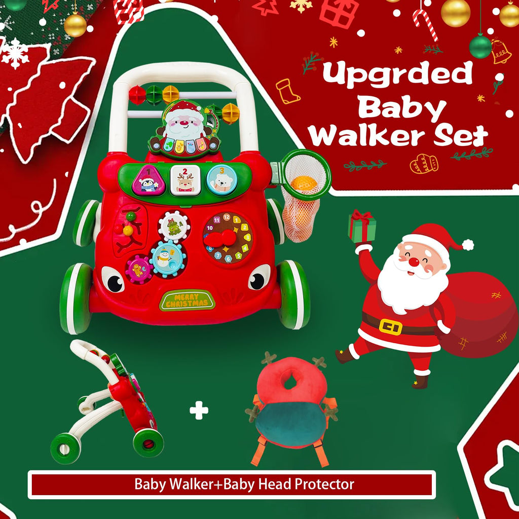 Baby Walker Toys Set with Head Protector Backpack Z349