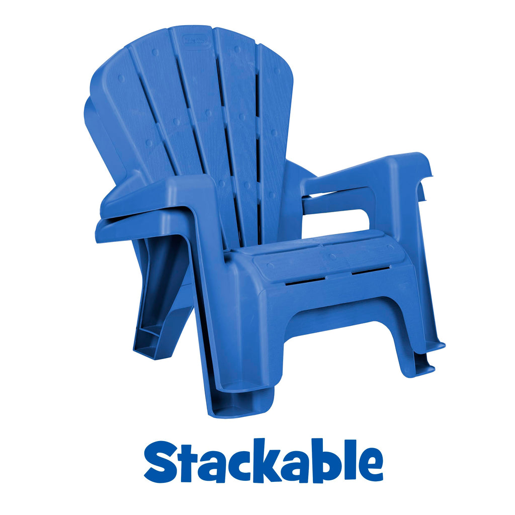 Blue 2 Pack Kids Outdoor Chair Set H303348