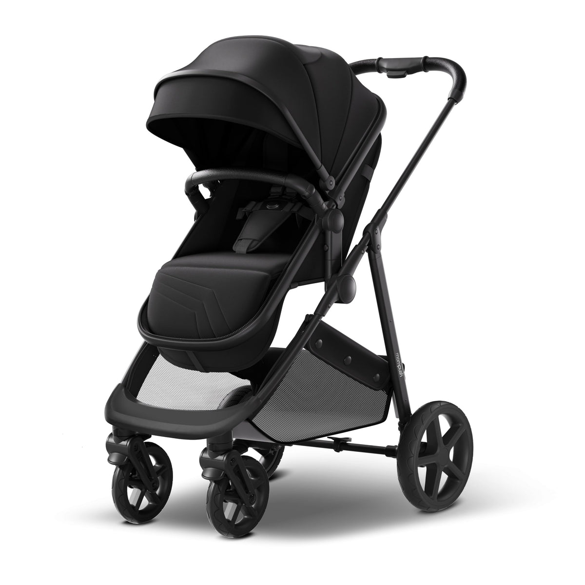 2-in-1 Bassinet Stroller Reversible Seat Black K174052