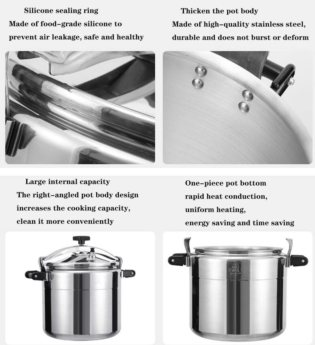 60 Quart Aluminum Commercial Pressure Canner Z180